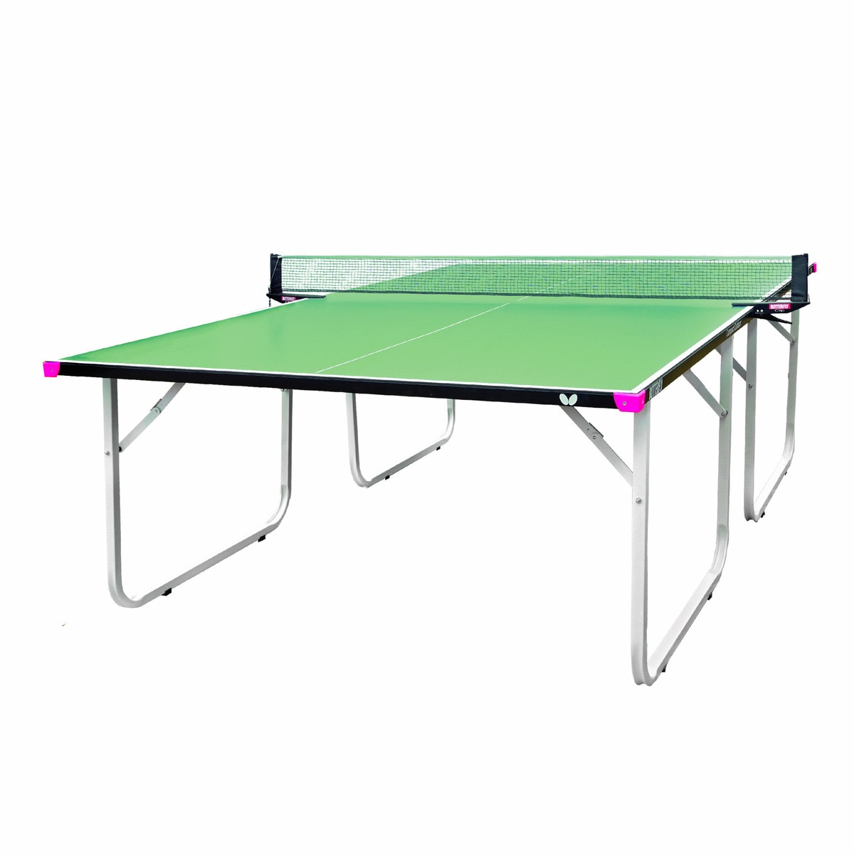Butterfly Compact Outdoor Table: Full View Shot of Green Table